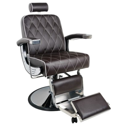 Zdjęcie produktu Gabbiano fotel barberski Imperial brązowy