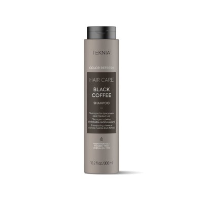 Zdjęcie produktu Lakme Teknia Black Coffee, szampon odświeżający kolor do włosów w odcieniach ciemnego brązu 300 ml