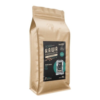 Kawa Rzemieślnicza do ekspresu 1kg, arabica + robusta, do kaw czarnych