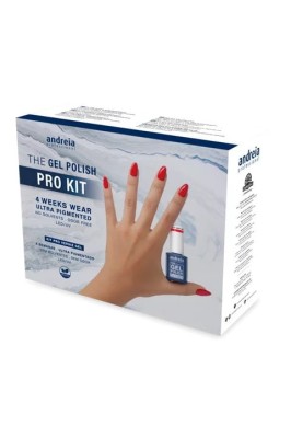 Zdjęcie produktu Zestaw do manicure hybrydowego The Gel Polish Pro Kit ANDREIA PRO