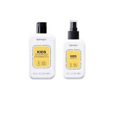 Zestaw Kemon Kids: Szampon 250 ml + Spray do rozczesywania włosów 200 ml