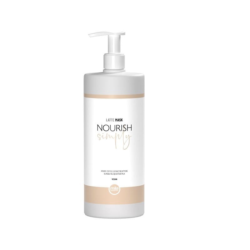 Maska Mila Professional Simply Nourish Latte, do włosów suchych i szorstkich, wymagających nawilżenia 950 ml