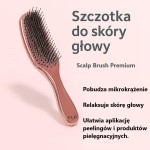 FALE LOKI KOKI Szczotka do skóry głowy SCALP BRUSH Premium, pobudza mikrokrążenie, do zabiegów, kolory