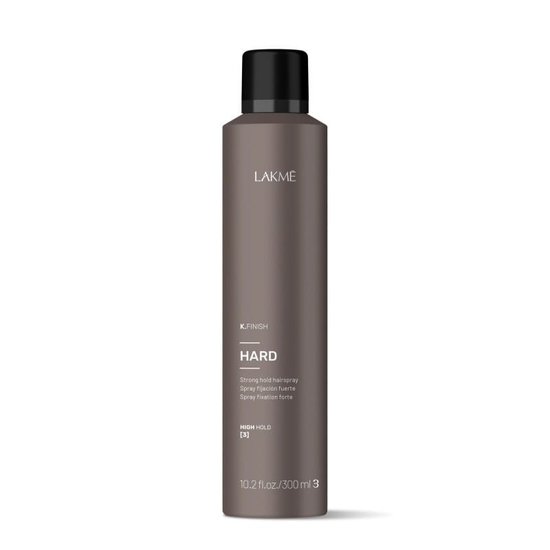 Lakier Lakme K.Finish Hard, Ultra mocny i długotrwały spray utrwalający do wszystkich rodzajów włosów 300 ml