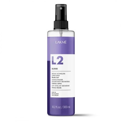 Zdjęcie produktu Lakmé Teknia L2 Blonde Detangling, Dwufazowa odżywka w sprayu do włosów siwych i blond, pojemności