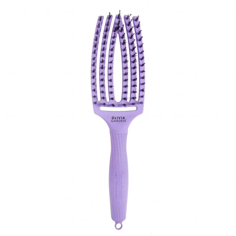 Olivia Garden FINGERBRUSH Szczotka do rozczesywania włosów COMBO Lavender