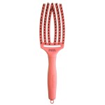 Olivia Garden FINGERBRUSH Szczotka do rozczesywania Imperfection Peach - Brzoskwinia