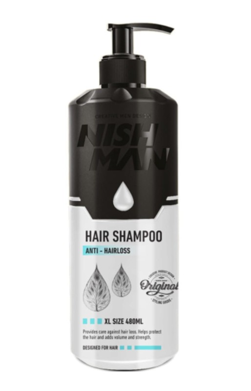 Szampon Nishman Anti Hairloss, wzmacniający, przeciw wypadaniu włosów 480ml