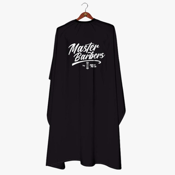 Nishman Barber Cape Master Barbers, Peleryna Fryzjerska, Barberska, Czarna