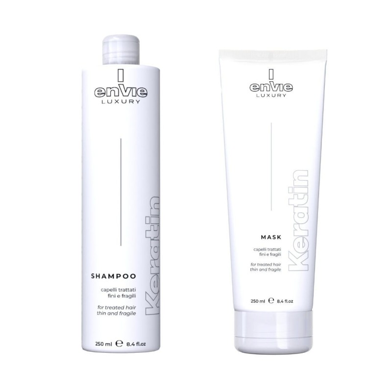 Zestaw Envie Luxury Keratin: Szampon 250 ml + Maska 250 ml