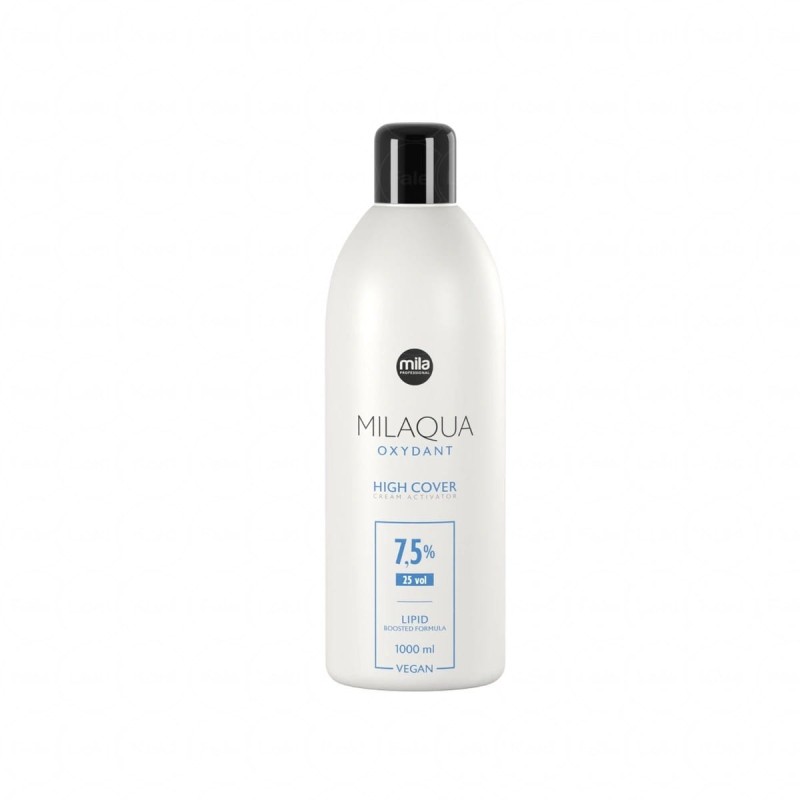 Woda, aktywator MILA PRO Milaqua 7,5% oksydant Hight Cover, pojemności