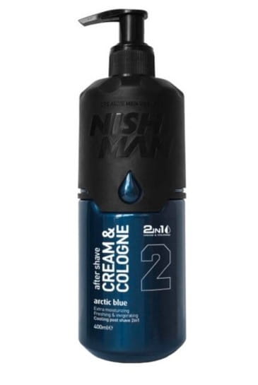 Nishman Aftershave Cream & Cologne 2in1 Arctic Blue 2, Balsam po goleniu 400 ml