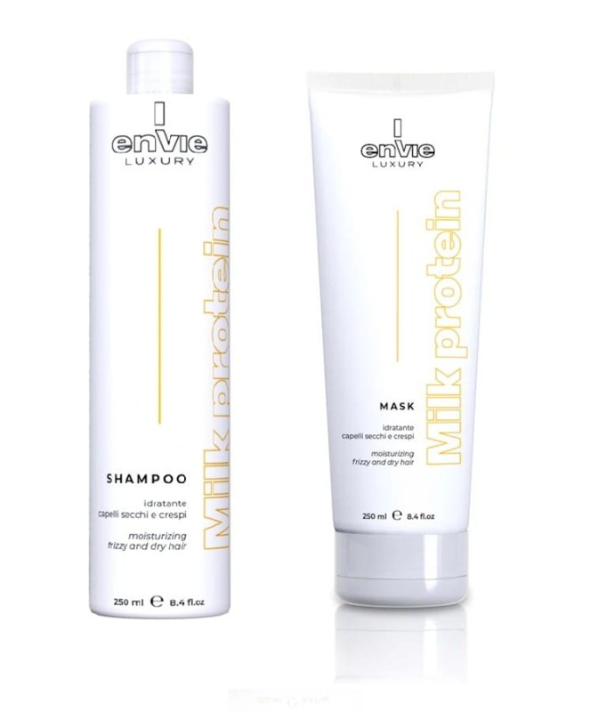 Zestaw kosmetyków Envie Luxury Milk: Szampon 250 ml + maska 250 ml