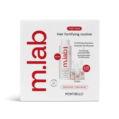 Zdjęcie produktu Kuracja Montoibello m.lab Zestaw przeciw reaktywnemu wypadaniu włosów Hair Energising Routine – Reactional