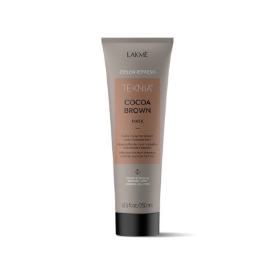 Zdjęcie produktu Lakme Teknia Cocoa Brown, REFRESH Mask, maska do włosów farbowanych w odcieniach brązu 250 ml