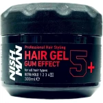 Nishman 5+ Hair Gel Gum Effect, Żel do włosów z efektem gumy 300 ml