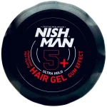 Nishman 5+ Hair Gel Gum Effect, Żel do włosów z efektem gumy 300 ml
