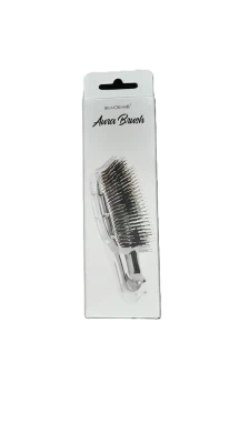 Zdjęcie produktu Szczotka trychologiczna do włosów Aura Brush BlaCKomb srebrna