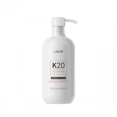 Zdjęcie produktu Szampon Lakme K2.0 PRO Restore, głęboko nawilża, wzmacnia i odbudowuje zniszczone włosy 500 ml