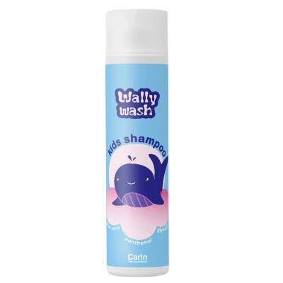 Zdjęcie produktu Szampon Dla Dzieci, Delikatny, Nie szczypie w oczy, Carin Kids Shampoo Wally Wash 250 ml