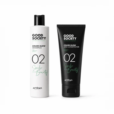 Zdjęcie produktu Artego Good Society COLOR GLOW, zestaw do pielęgnacji włosów szampon 250ml + odżywka 200ml
