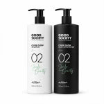 Artego Good Society COLOR GLOW, zestaw do pielęgnacji włosów szampon 1000ml + odżywka 1000ml