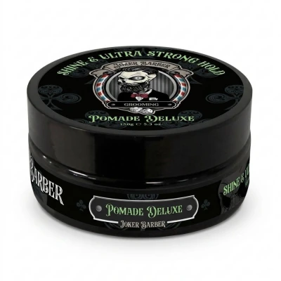Zdjęcie produktu Joker Barber Pomade Deluxe, Bardzo Mocna Pomada Wodna Do Stylizacji Włosów, Nadaje Połysku 150 ml