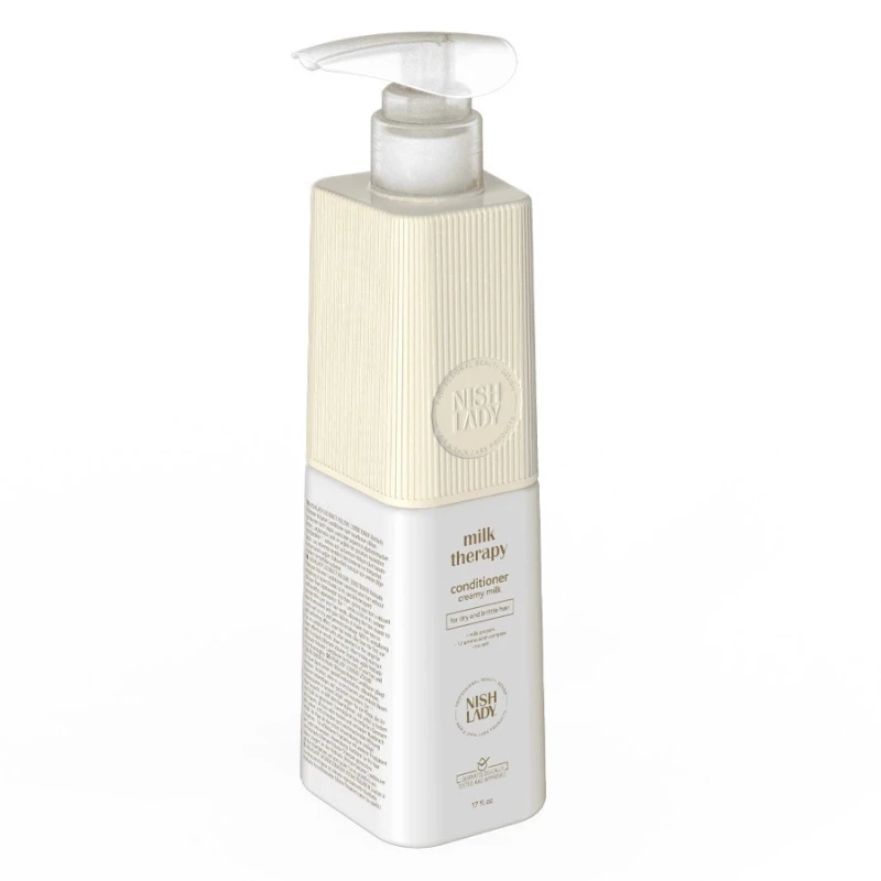 Nishlady Milk Therapy, Odżywka Do Włosów z aminokwasami 503 ml