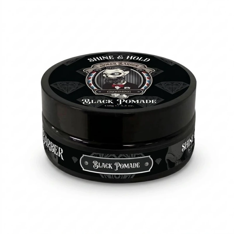 Joker Barber Black Pomade, Koloryzująca Pomada Do Włosów, Zakrywa Siwiznę, 150 ml