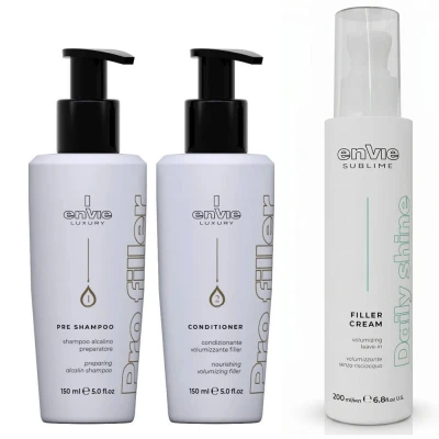 Zdjęcie produktu Zestaw Botoks do włosów Envie 24K, Zabieg regenerujący szampon 150 ml, odżywka 150 ml, krem Filler Cream 200 ml
