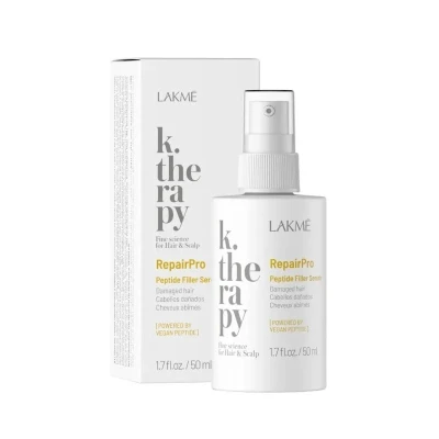 Zdjęcie produktu Serum do włosów Lakmé k.therapy RepairPro Peptide Filler, dwufazowe serum do włosów zniszczonych 50 ml