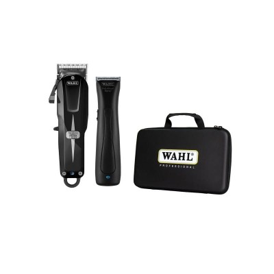 Zdjęcie produktu Zestaw Wahl: maszynka Super Taper Cordless black i trymer Beret black (Limited Edition)