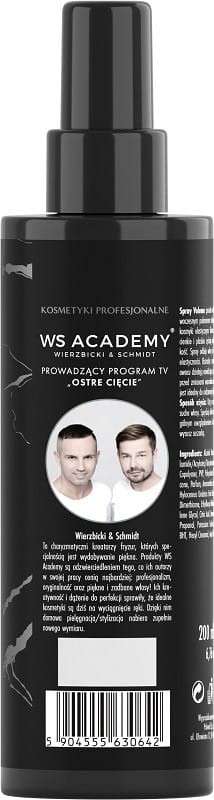 Wierzbicki&amp;Schmidt VOLUME, spray nadający objętość i chroniący włosy przed wysoką temperaturą 200 ml