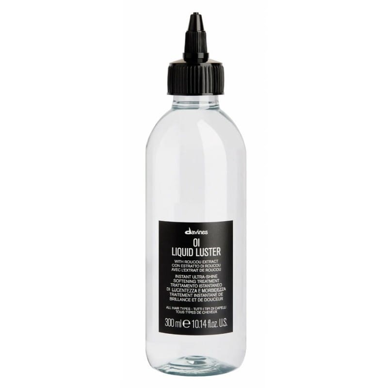 Davines Oi Liquid Luster, Fluid nabłyszczający nadający efekt tafli wody na matowych włosach, 300ml