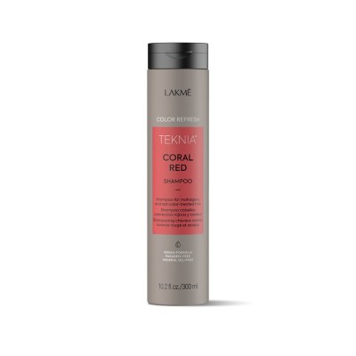 Zdjęcie produktu Lakme Teknia Coral Red, REFRESH Shampoo, szampon do włosów farbowanych w odcieniach czerwieni 300 ml