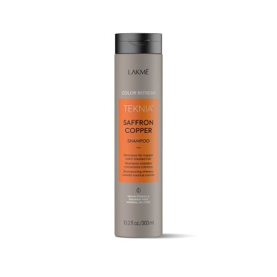 Zdjęcie produktu Lakme Teknia Saffron Copper, REFRESH Shampoo, szampon do włosów farbowanych w odcieniach miedzianych 300 ml