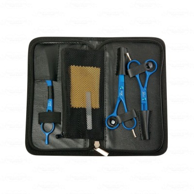 Zdjęcie produktu FOX COLOR komplet do strzyżenia blue 5.5"