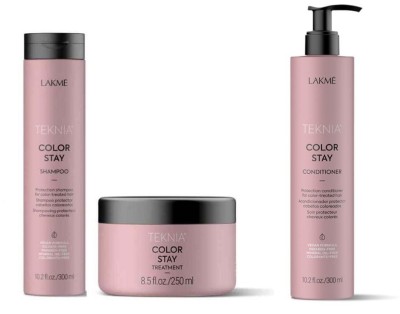 Zdjęcie produktu Lakme Teknia Color Stay: Szampon 300 ml + odżywka 300 ml + maska 250 ml