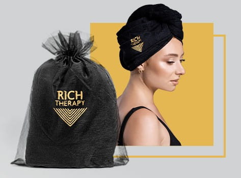Mila Professional Rich Therapy Turban do włosów, niezbędny do zabiegów pielęgnacyjnych