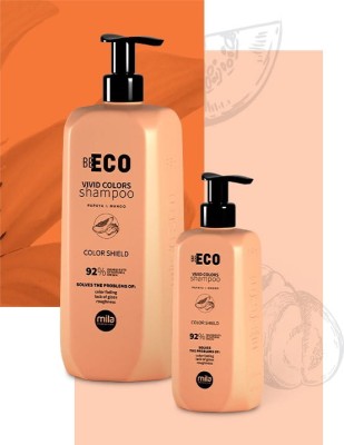 Zdjęcie produktu MILA PRO Be Eco Vivid Colors, Szampon chroniący kolor włosów nadający blasku