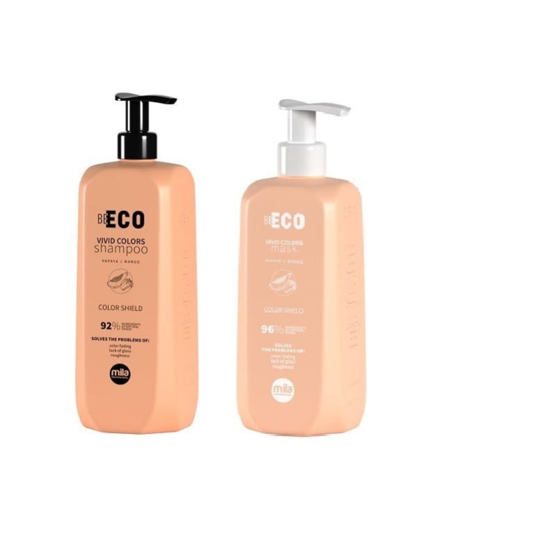 Mila PRO VIVID Colors, pielęgnacja włosów farbowanych: szampon 250 ml + maska 250 ml