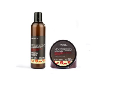 Zdjęcie produktu Rica Moisturizing zestaw do pielęgnacji włosów: szampon + maska