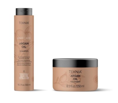 Zdjęcie produktu Lakme Argan Oil zestaw: szampon 300 ml + maska Argan Oil 250 ml