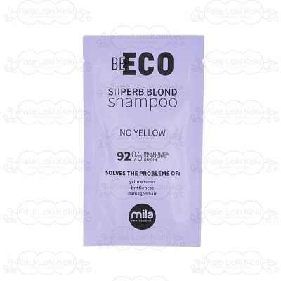 Zdjęcie produktu MILA PRO Be Eco Superb Blond No Yellow, Szampon dedykowany włosom blond
