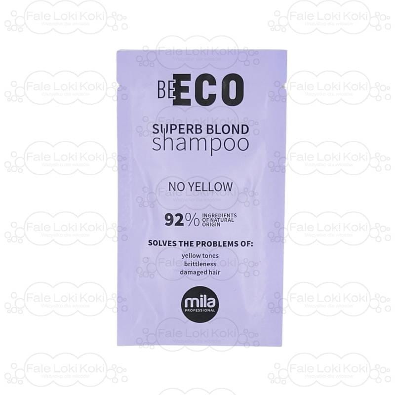 MILA PRO Be Eco Superb Blond No Yellow, Szampon dedykowany włosom blond