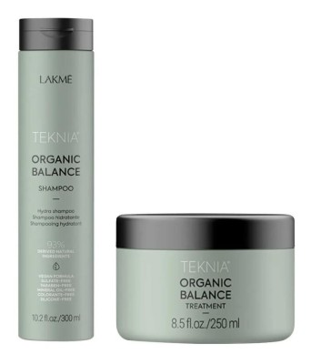 Zdjęcie produktu Zestaw Lakme Organic Balance: Szampon 300 ml + Maska 250 ml