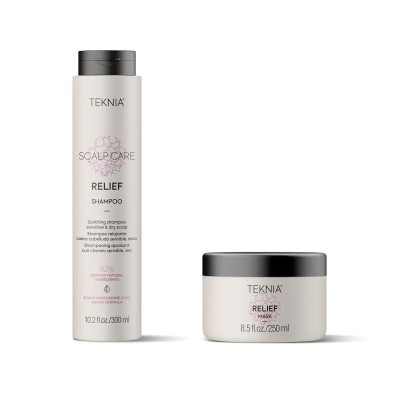 Zdjęcie produktu Lakme Teknia RELIEF zestaw do wrażliwej skóry szampon + maska