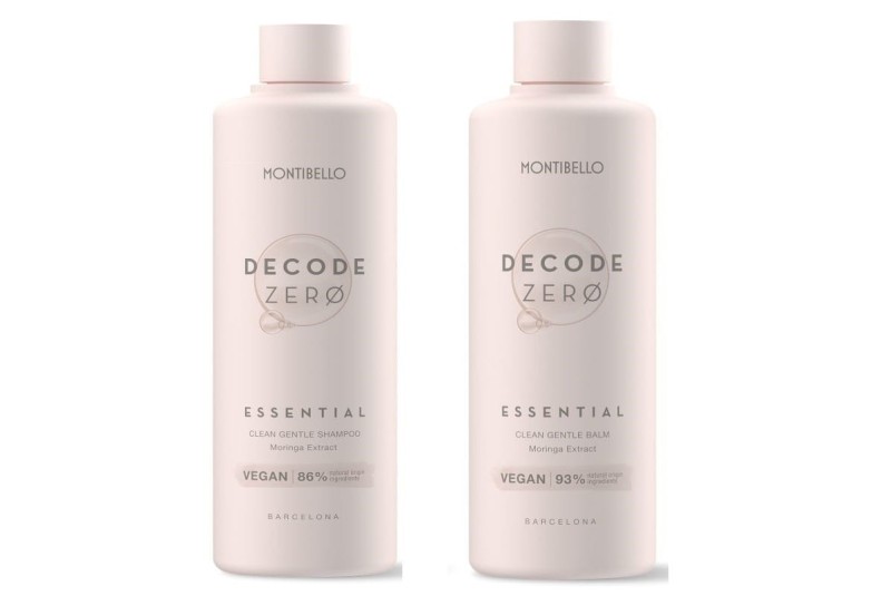 Montibello Decode Zero Essential zestaw, szampon do włosów 300 ml i balsam pielęgnujący włosy 250 ml