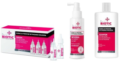 Zdjęcie produktu Chantal Prosalon Hair Biotic, zestaw przeciw wypadaniu włosów: szampon + ampułki 8x10 ml + wcierka