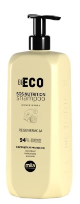 Zdjęcie produktu Szampon Mila Be Eco SOS Nutrition, regenerujący szampon do włosów suchych i zniszczonych